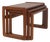 Danish Nesting Tables in Teak, 1960s, Set of 3 For Sale