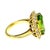 late 20th Century 18k Yellow Gold Large Peridot and Diamond Ring, , Size 6 For Sale In Las Vegas - Image 6 of 11