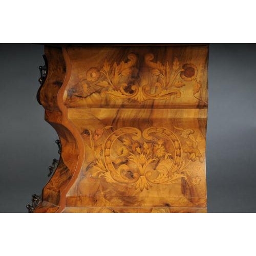 Italian Baroque Inlaid Chests of Drawers, Set of 2 For Sale - Image 14 of 18