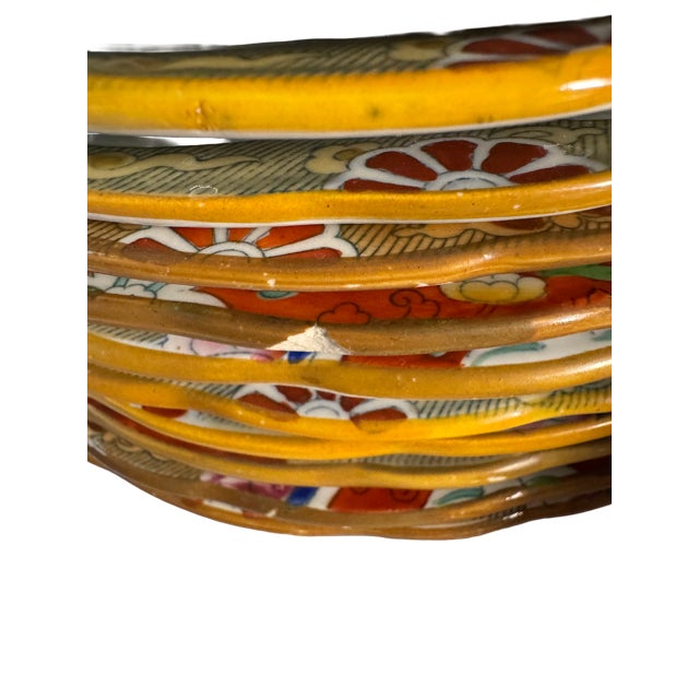 Vintage Ashworth Bros. Asb8 "Dieu Et Mon Droit" Rimmed Soup Bowls. Set of 12 For Sale - Image 15 of 17