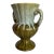 Vintage Urn Drip Glaze in Green Tones Planter 9.5 Inches For Sale