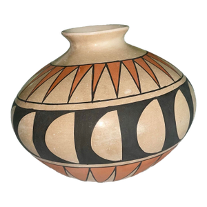 1970s Vidal Corona Vintage Handmade Mexican Pottery Vase