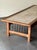 Mid-Century Modern Mid Century Modern Walnut + Travertine & Iron Coffee Table For Sale - Image 3 of 7