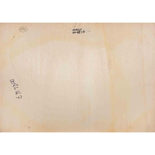 Alessio Paternesi, At the Beach, 1990s, Oil on Wood For Sale - Image 4 of 5