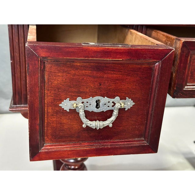Brown Antique Writing Desk, 19th Century For Sale - Image 8 of 12