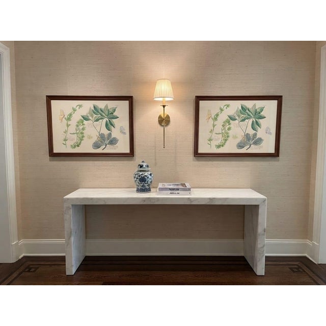 Pair of Vintage Framed Botanical & Entomological Illustration Prints For Sale - Image 11 of 12