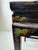 Vintage Black Lacquer Chinoiserie Side Table With Gilt Birds and Floral Motifs For Sale - Image 11 of 13