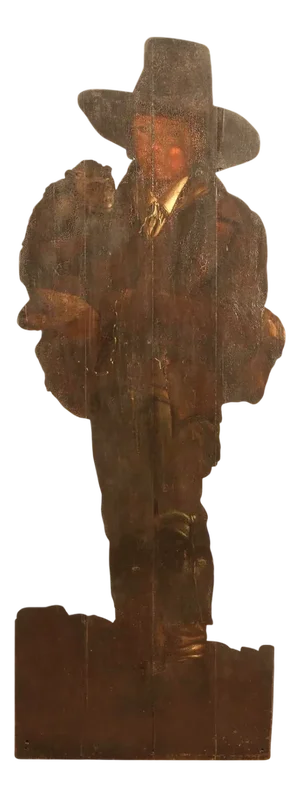 18th Century Lifesize Dummy Board of Gentleman and Monkey