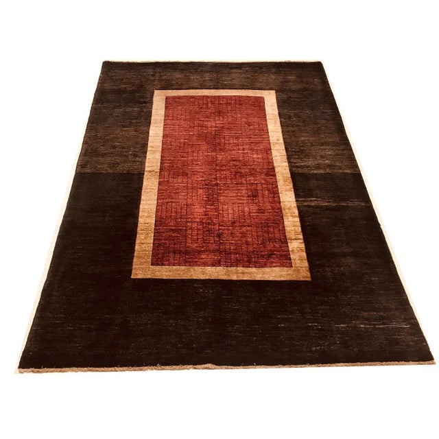 Vintage Hand Made Rug, 1980s, in Very Good conditions. Designed 1980 to 1989