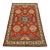 Kazak Rug 4′ X 6’2” Red Wool Tribal Hand-Knotted Oriental Carpet For Sale