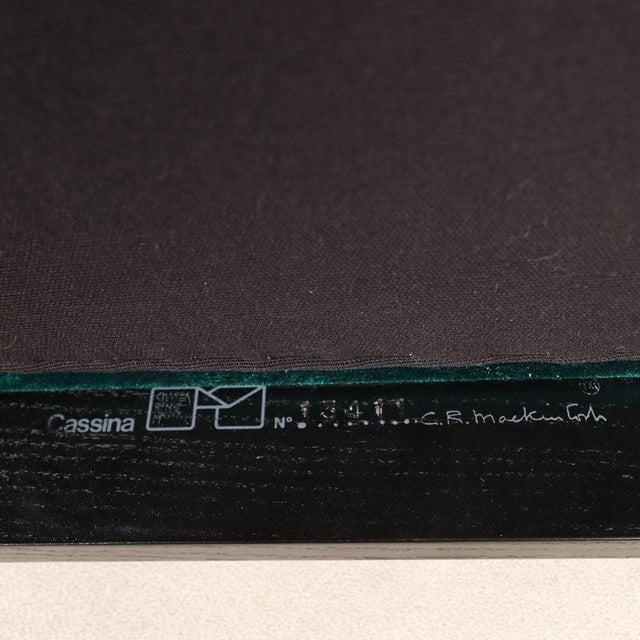 Hill House Chair attributed to Charles Rennie Mackintosh for Cassina, 1980s For Sale - Image 9 of 12