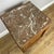 Antique French Oak Bedside Tables with Marble Tops, Set of 2 For Sale - Image 10 of 14