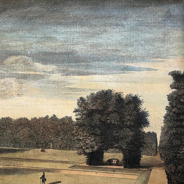 Early 19th Century Kensington Palace South View Early 19th Century Hand-Colored Engraving by Tinney For Sale - Image 5 of 13