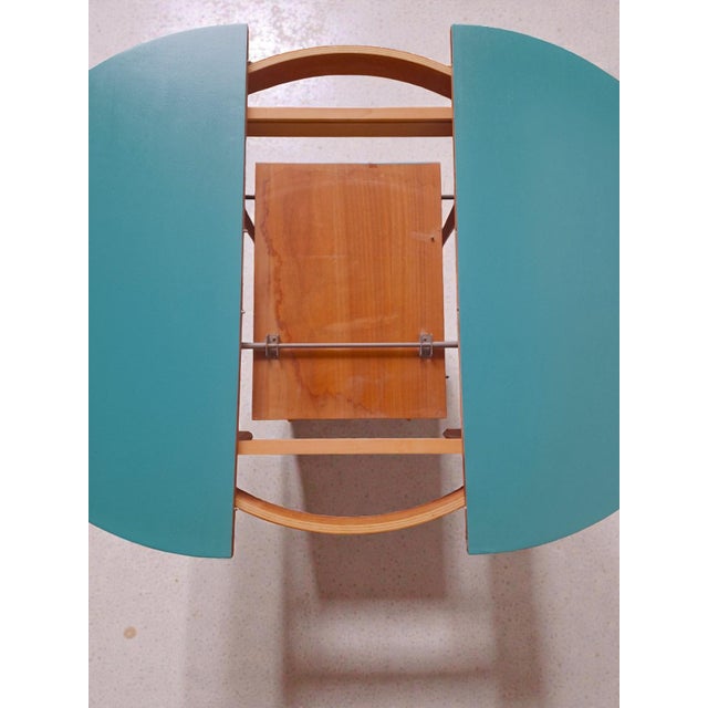 Round Extendable Table in Teak, 1960s For Sale - Image 4 of 12