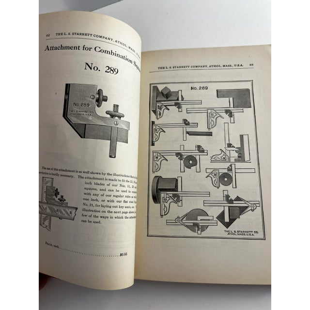 Paper 1915 Starrett Tools Book For Sale - Image 7 of 10