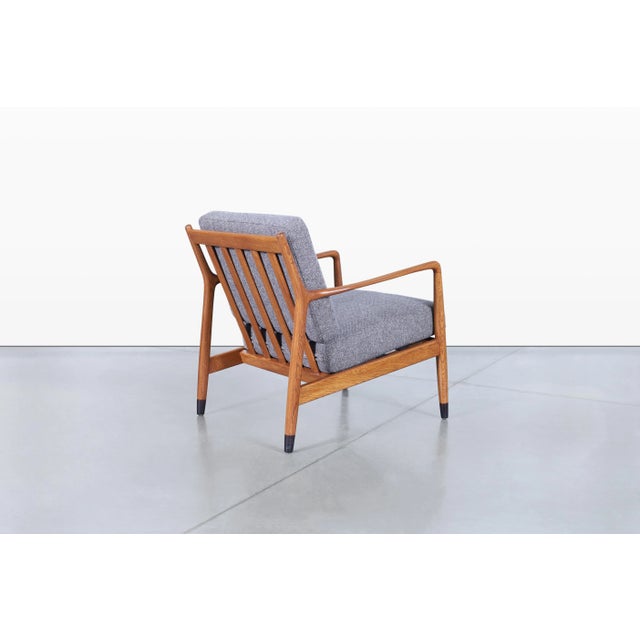 Gray Mid-Century Modern Usa-143 Walnut Lounge Chair by Folke Ohlsson for Dux, 1950s For Sale - Image 8 of 13