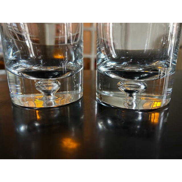 Vintage Scandinavian Crystal Glasses by Tapio Wirkkala, 1970s, Set of 8 For Sale - Image 4 of 12