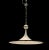 Large Italian Black & White Murano Glass Light Pendant For Sale - Image 9 of 12