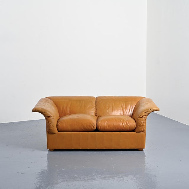 Leather Loto Sofas by Luigi Massoni for Poltrona Frau, Italy, 1976, Set of 2 For Sale - Image 17 of 18