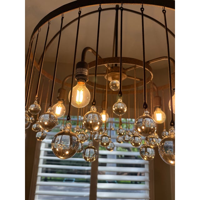 Arhaus Aubrey Round Chandelier For Sale In Boise - Image 6 of 8