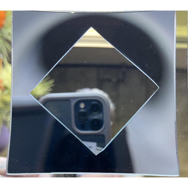 1970s Hal Bienenfield Op Art Space Age Mirror Chrome Floating Panels Memphis Design Sottsass Panton Era For Sale - Image 10 of 11