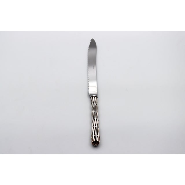 Contemporary Silver Bronze Bread Knife by Richard Lauret For Sale - Image 3 of 6