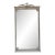 Vintage Monumental Carved Ribbon Floor Mirror For Sale