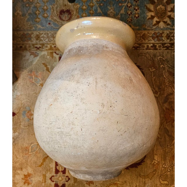 19th Century Glazed Antique French Confit Pot, Vessel , Olive Jar For Sale - Image 12 of 15