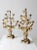 Antique Brass Candelabras Pair For Sale - Image 12 of 13