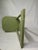Americana Folk Art Small Green Fiddleback Solid Wood Chair For Sale - Image 9 of 10