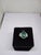 Modern Natural Emerald 3.35cts & Diamond 0.80cts Ring in 18k Gold For Sale - Image 3 of 8