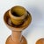 Ben Owen Sr Master Potter Candlesticks Pair Nc Pottery Tobacco Spit Glaze For Sale - Image 4 of 12