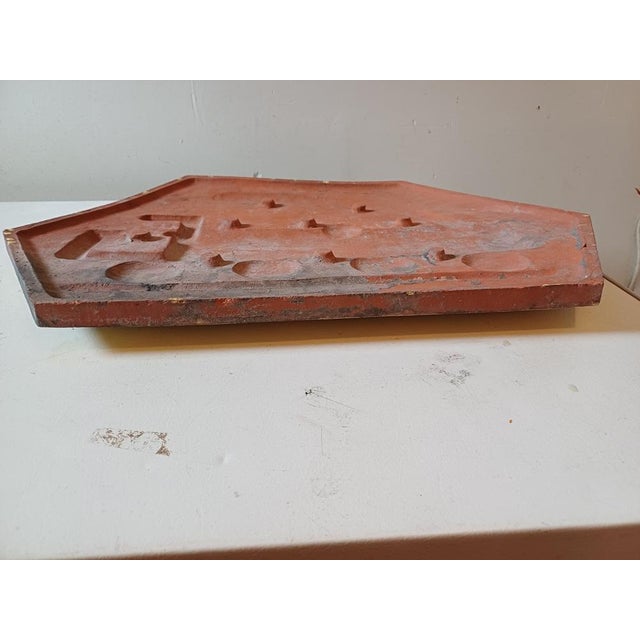Glazed Terracotta Plaque from SNCF, 1960 For Sale - Image 3 of 9