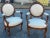 Ivory 19th-C. French Neo-Classical Carved Walnut Bergere Chairs With Rams - Pair For Sale - Image 8 of 9