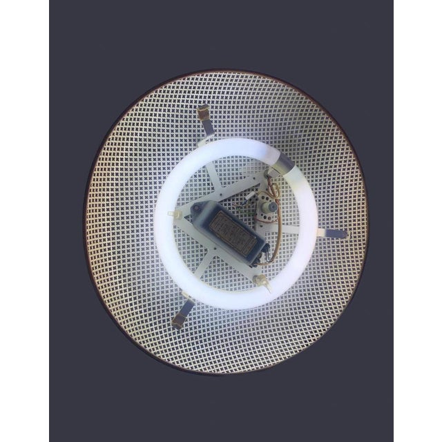 Pink Illuminated Mirror in the style of Mathieu Mategot, France, 1950s For Sale - Image 8 of 11