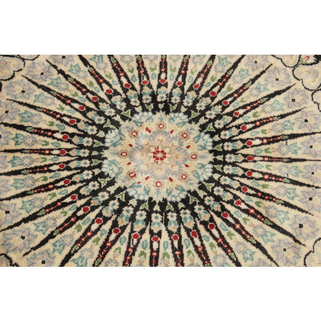Chinese Semi Antique 7'8 inch x 4'6 inch Wool Area Rug For Sale - Image 11 of 12