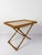 Italian Mid-Century Cane, Bamboo and Woven Rattan Tray Table with Glass Top, 1970s For Sale - Image 14 of 18