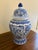 Chinoiserie Chinoiserie Blue and White Porcelain Ginger Jar For Sale - Image 3 of 9