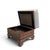 Early-to-Mid 20th Century Upholstered Wood Storage Ottoman With Hinged Lid For Sale - Image 13 of 17