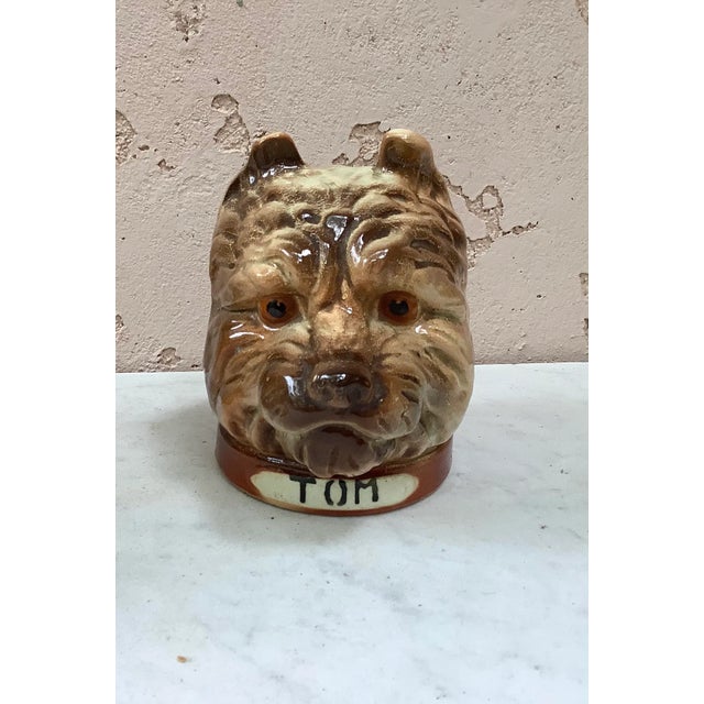 Tom Terrier Saint Clement Majolica Money Bank For Sale In Austin - Image 6 of 6