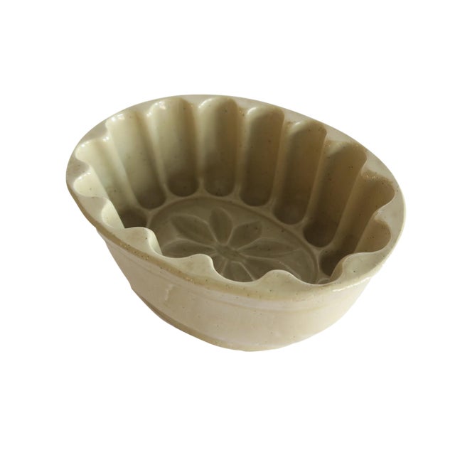 Antique Lovatt S Langley Ware England Large Tan Stoneware Pudding