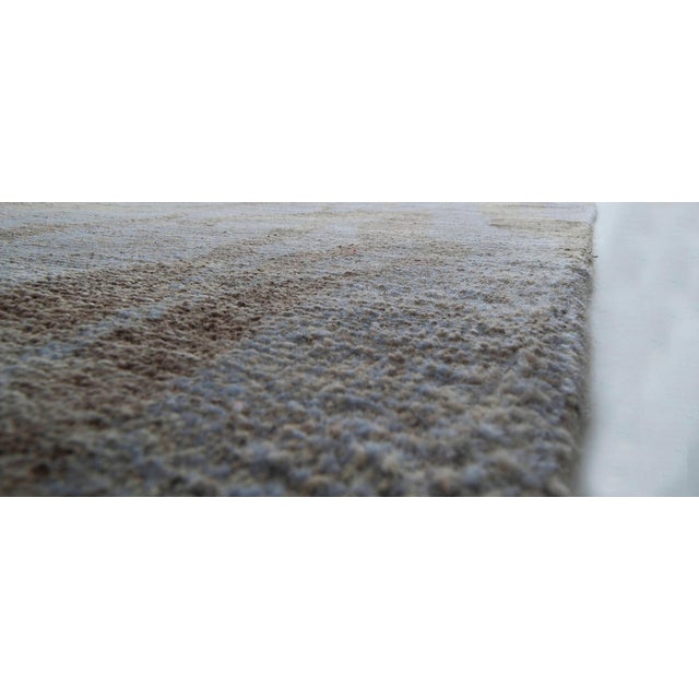 Contemporary Tibetan shadows handmade silk and wool rug by Doris Leslie Blau. Size: 12'0" × 18'0" (365 × 548 cm). This...