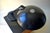 Vintage Postmodern Art Specialty Co. Oversized Black Cantilever Saucer Desk Lamp For Sale - Image 4 of 13