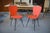 Set of Red Skai Chairs, 1960s For Sale - Image 18 of 18