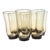 Curvy Tawny Tumblers-Set of 8 For Sale