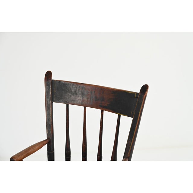 Antique Thumb-Back Windsor Child's High Chair For Sale In New York - Image 6 of 18