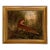 "Fox Flushing Ducks" Contemporary Reproduction Print on Canvas, Framed 17.5x13.5 For Sale