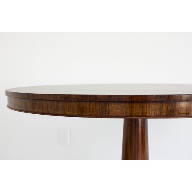 William IV Rosewood Tilt-Top Centre Table on Tripartite Pedestal, c.1835 For Sale - Image 15 of 18