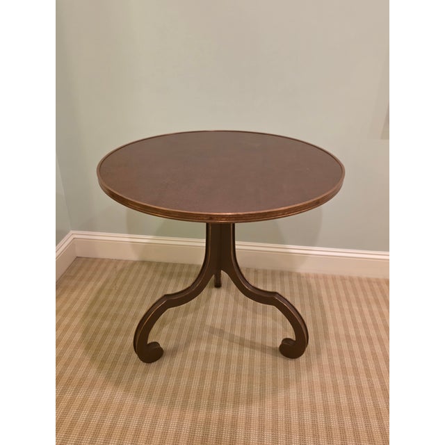 Wood Vintage Rose Tarlow Melrose House 28" Accent Table For Sale - Image 7 of 16