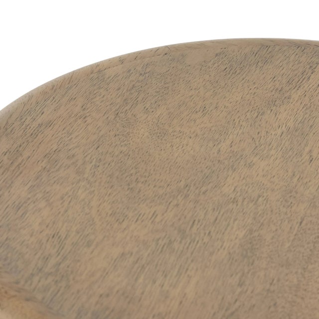 Four Hands Zach End Table, Burnished Parawood For Sale - Image 11 of 12